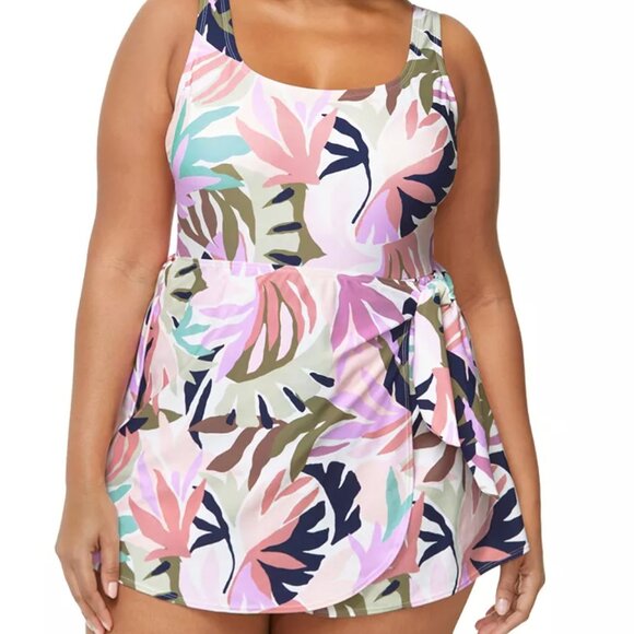 Raisins Curve Calabria Swim Dress | Tummy Control, Scoop Neck | Size 22W | NWT - Picture 3 of 3